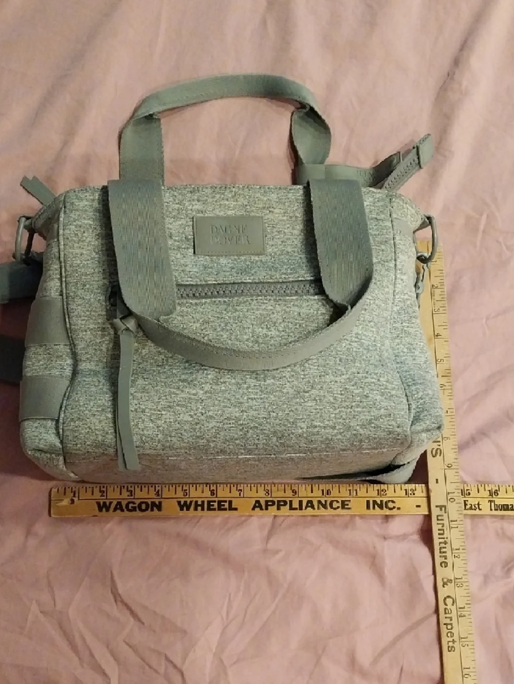 Dagne Dover Small Wade Diaper Bag In Gray